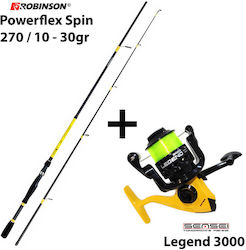 Robinson Powerflex Spin 2.70m με Μηχανισμό Sensei Legend 3000