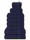 vidaXL Hand Towel Navy Blue