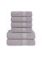 vidaXL Hand Towel Grey Weight 360gr/m²