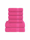 vidaXL Hand Towel Pink