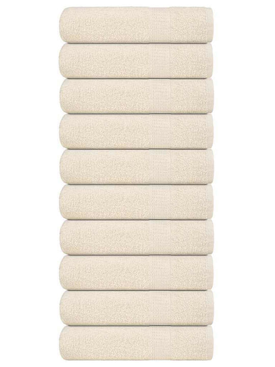 vidaXL Bath Towel 70x140cm. Cream