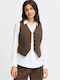 Women's Vest Brown
