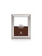 Slevori Smooth Design Frame-1622 18x24 Brown Silver Wood 295585 1pc