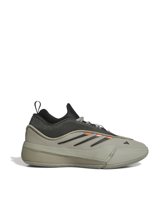 adidas Dame Low Basketball Shoes Silver Pebble Legend Ivy Impact  Orange JI1939