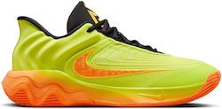 Nike Giannis Immortality 4 Gelbe Basketballschuhe