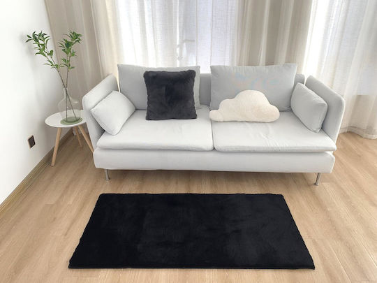 Anna Riska Felicity Σετ Χαλιά Κρεβατοκάμαρας Βαμβακερά Black 433613 3τμχ Anna Riska Felicity Σετ Χαλιά Κρεβατοκάμαρας Βαμβακερά Black 433613 3τμχ
