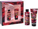 Primo Bagno Beauty Box Ruby Passion Skin Care Set for Moisturizing & Body Cleaning 2pcs