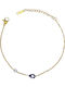 Women's Bracelet with design Eye made of Steel Gold Plated