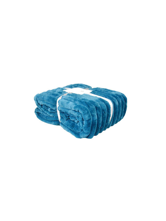 Decotelia Cosy Κουβερλί Υπέρδιπλο Petrol 220x240cm