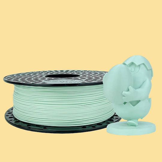 Azurefilm Filament Pentru Imprimante 3D PLA 1.75mm Verde Mentă Pastel 1kg 1 Bucată Bobină