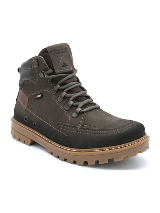 Leather Brown Men's Boots