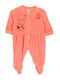 Dreams by Joyce Babystrampler Langärmliges Samt Coral