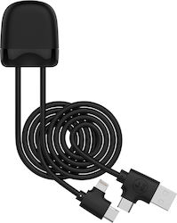 Xoopar USB to Lightning / Type-C / micro USB Cable 1m