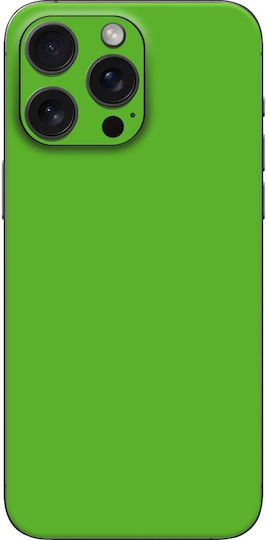 Protective Back Skin Sticker for Apple iPhone 15 Pro Gams Premium Vinyl Skin Back Plate Green Matte Gams-vnl-skin-gm-001-076