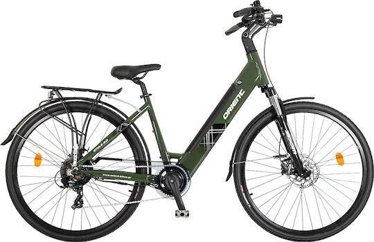 Orient 28" Green Electric City Bike