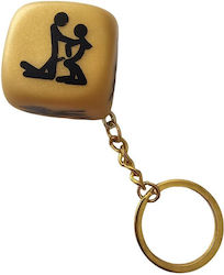 Diablo Picante Golden Dice Keychain Poses