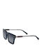 Damian Men's Sunglasses with Blue Plastic Frame and Blue Lens