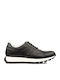 Δερμάτινα Ανδρικά Slip-On Μαύρα