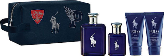 Ralph Lauren Polo Blue Men's Set with Eau de Toilette