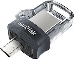 Sandisk Ultra Dual 32GB USB 2.0 micro USB-B USB флашка