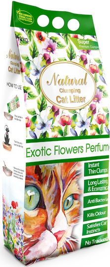 Bentonite Cat Litter with Scent Flowers 5kg