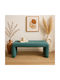 Табуретка Дневна стая Облечено с кадифе Gagga Green Shade 110x40x45бр