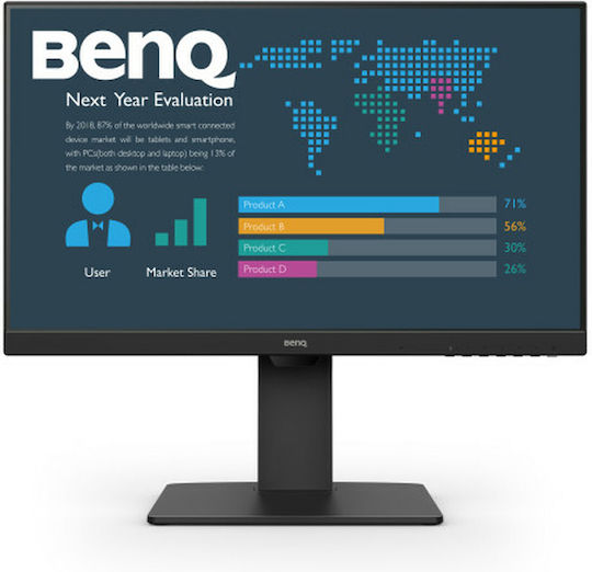BenQ BL2486TC IPS Monitor 23.8" FHD 1920x1080 με Χρόνο Απόκρισης 5ms GTG