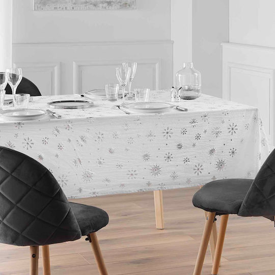L-c Astrelia Αλέκιαστο White/silver 140x240εκ.