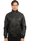 Faux Leather Jacket Black