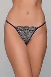 Milena by Paris Γυναικείο Sexy String Ασημί