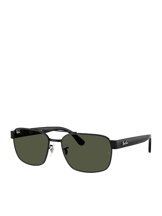 Ray Ban Ανδρικά Γυαλιά Ηλίου με Μαύρο Μεταλλικό Σκελετό και Πράσινο Φακό RB3751 002/31