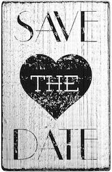 Vintage Stempel "Save the Date" 7x4,2cm Colop V...