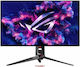 Asus ROG Swift PG32UCDP OLED HDR Monitor 32" 4K 3840x2160 240Hz με Χρόνο Απόκρισης 0.03ms GTG