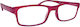 Lumia Optics Reading Glasses +3.75 in Red color kcpr2403c5red375