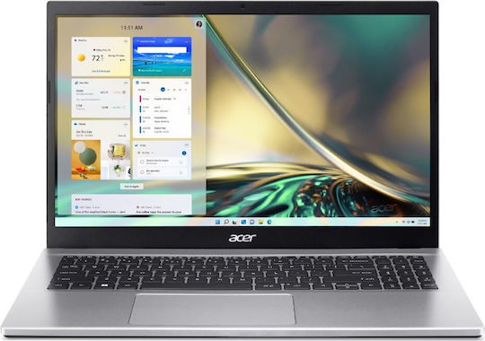 Acer Aspire 3 A315-59-53SJ 15.6" IPS FHD (Kern i5-1235U/8GB/512GB SSD/W11 Startseite) Pure Silver (GR Tastatur)