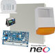 Комплект за аларма против проникване Dsc Neo с външна сирена Kit2016bs