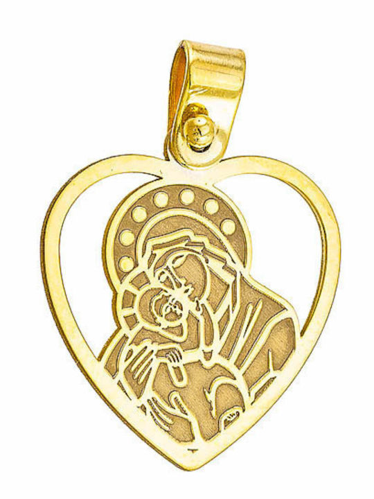 Dio Jewellery Lab Pendant Kids Talisman Double Sided Konstantinato made of Silver FY9