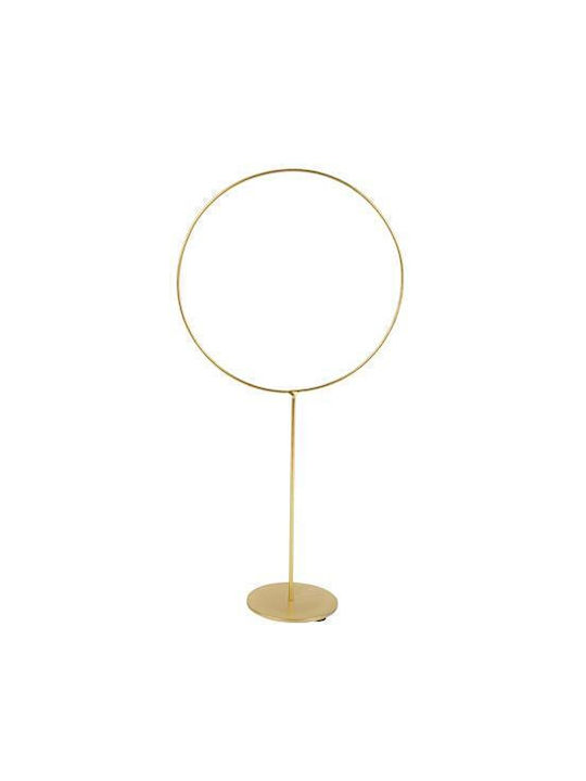 Metallischer Goldkreis-Sockel 39 x 19 cm Schönheit Zuhause