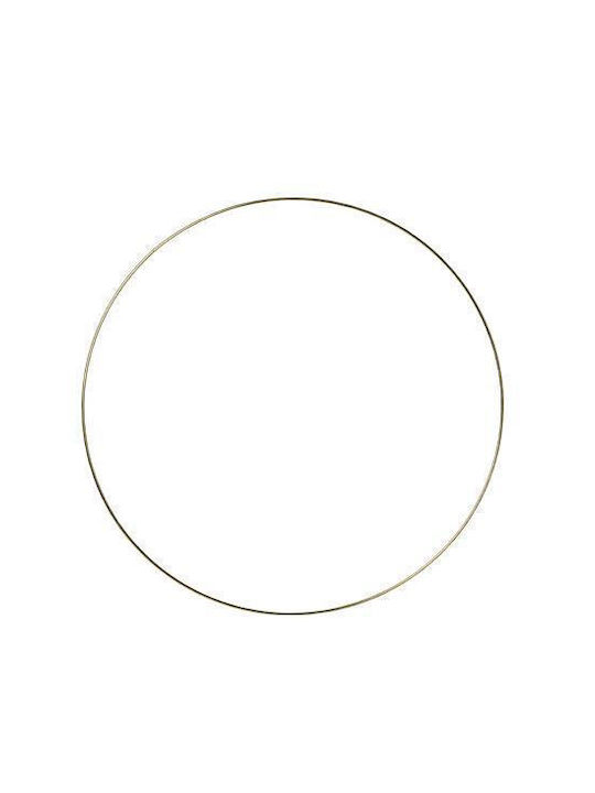 Metal Circle Gold 30cm Beauty Home