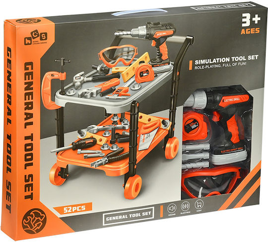 Martin Toys Kids Tool for 3+ Years 52pcs