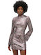 Mini Evening Dress Burgundy W8011773A B8H