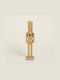 Beauty Home Wooden Christmas Nutcracker Gold