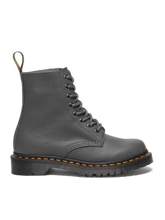 1461 Leder Damen Kampfstiefel Schwarz