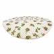 Christmas Tree Skirt ''Mistletoe'' Beige D90cm.