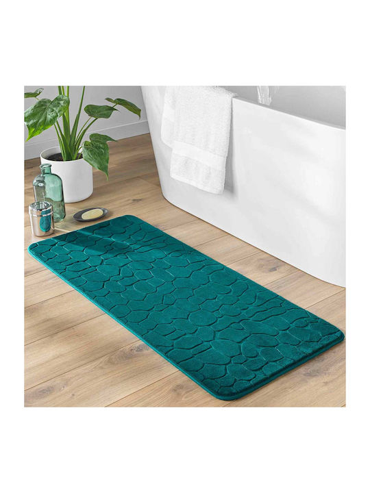 Αντιολισθητικό Πατάκι Μπάνιου L-c Ricochet 1802098 Emerald 50x120εκ.