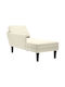 Recliner Stoff Beige L132xW56xH70cm