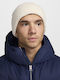 Peak Beanie Unisex Σκούφος Πλεκτός σε Λευκό χρώμα