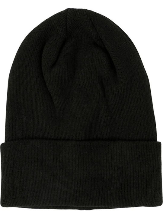 Beanie Γυναικείος Σκούφος Πλεκτός σε Μαύρο χρώμα