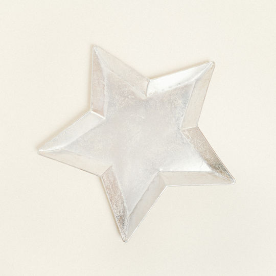 Beauty Home Weihnachtlicher Salve Metall Stern 47x49x2.5cm