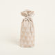 Beauty Home Christmas Bottle Case Beige 33x15cm.